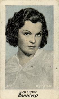 1930-39 Bensdorp Series E #245 Magda Schneider Front