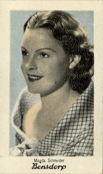 1930-39 Bensdorp Series E #248 Magda Schneider Front