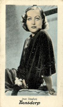 1930-39 Bensdorp Series F #282 Joan Crawford Front
