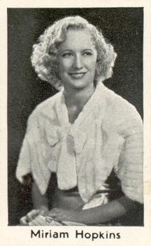 1932 Aurelia Series B #58 Miriam Hopkins Front