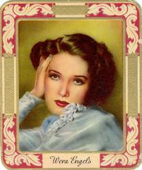 1936 Garbaty Passion Cigaretten Galerie Schoner-Frauen Des Films (Gallery of Beautiful Women in Films) #65 Wera Engels Front