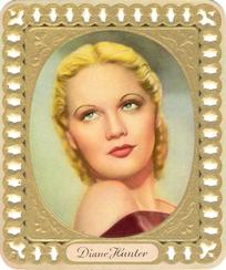 1936 Garbaty Passion Cigaretten Galerie Schoner-Frauen Des Films (Gallery of Beautiful Women in Films) #140 Diane Hunter Front
