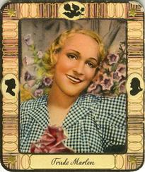 1936 Garbaty Passion Cigaretten Galerie Schoner-Frauen Des Films (Gallery of Beautiful Women in Films) #214 Trude Marlen Front
