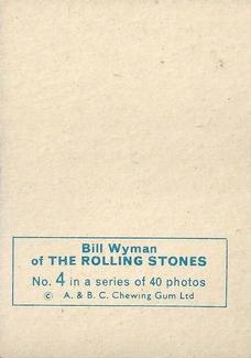 1965 A&BC The Rolling Stones #4 Bill Wyman Back