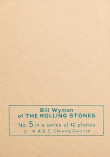 1965 A&BC The Rolling Stones #5 Bill Wyman Back