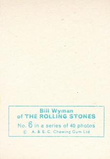 1965 A&BC The Rolling Stones #6 Bill Wyman Back