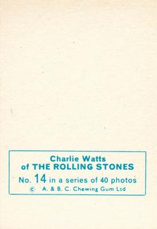 1965 A&BC The Rolling Stones #14 Charlie Watts Back