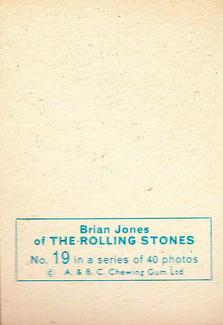 1965 A&BC The Rolling Stones #19 Brian Jones Back