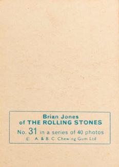 1965 A&BC The Rolling Stones #31 Brian Jones Back