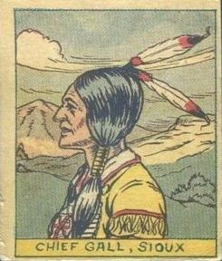 1930 Western Series of 48 (R130) #301 Chief Gall Sioux Front