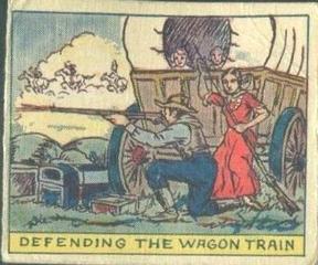 1930 Western Series of 48 (R130) #305 Defending the Wagon Train Front