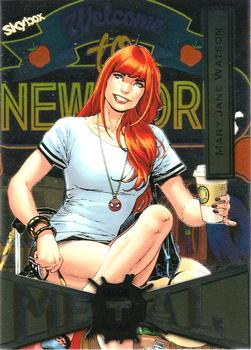 2021 SkyBox Metal Universe Marvel Spider-Man #49 Mary Jane Watson Front