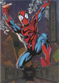 2021 SkyBox Metal Universe Marvel Spider-Man #64 Spider-Man Front