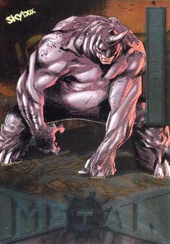 2021 SkyBox Metal Universe Marvel Spider-Man #68 Rhino Front