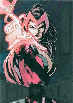 2021 SkyBox Metal Universe Marvel Spider-Man #72 Scarlet Witch Front