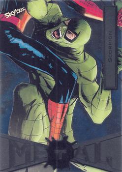 2021 SkyBox Metal Universe Marvel Spider-Man #73 Scorpion Front