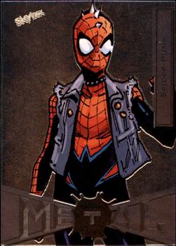 2021 SkyBox Metal Universe Marvel Spider-Man #86 Spider-Punk Front