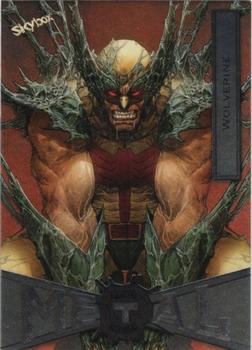 2021 SkyBox Metal Universe Marvel Spider-Man #100 Wolverine Front