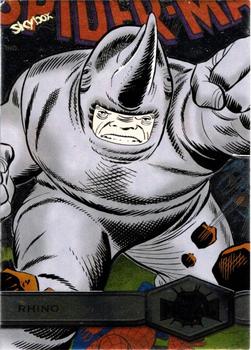 2021 SkyBox Metal Universe Marvel Spider-Man #168 Rhino Front