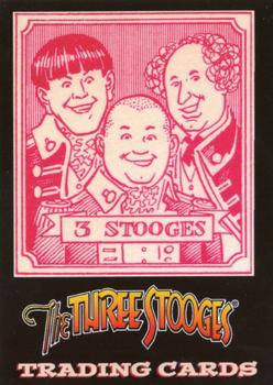 2016 RRParks The Three Stooges (1959) Reissue - Gallery Cards #G4 3 Stooges Stamp Front