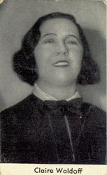 1932 Confreia #133 Claire Waldoff Front