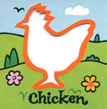 1977 Lyons Maid Farmyard Stencils #NNO Chicken Front