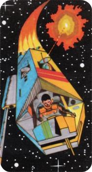 1979 Golden Wonder Space Cards #NNO Destroyer 1 Front