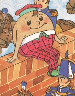 1992 Cofton Collections Nursery Rhymes #8 Humpty Dumpty Front
