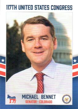 2021 Fascinating Cards 117th United States Congress #11 Michael Bennet Front