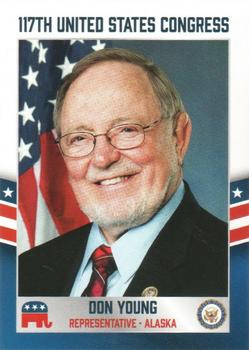2021 Fascinating Cards 117th United States Congress #108 Don Young Front