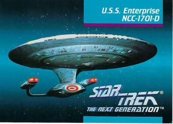 1992 Impel Star Trek: The Next Generation - Promos #00A U.S.S. Enterprise NCC-1701-D Front