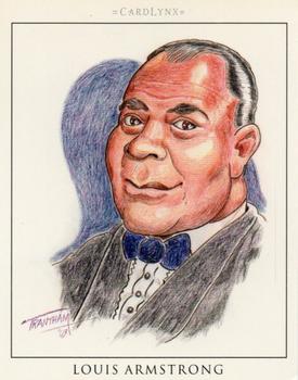 2005 Cardlynx Jazz Greats #1 Louis Armstrong Front