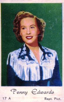 1952 Dutch Gum A Set #17A Penny Edwards Front
