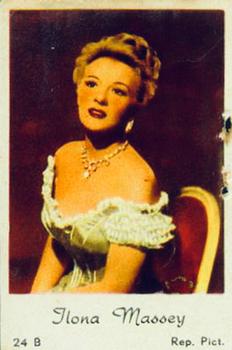 1952 Dutch Gum B Set #24B Ilona Massey Front