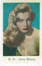 1959 Dutch Gum D (Plain) #D40 Anita Ekberg Front