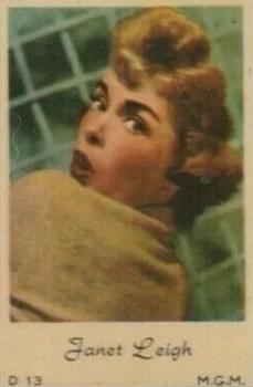 1952 Dutch Gum D (Script) #D13 Janet Leigh Front
