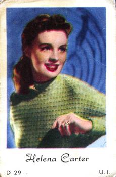 1952 Dutch Gum D (Script) #D29 Helena Carter Front