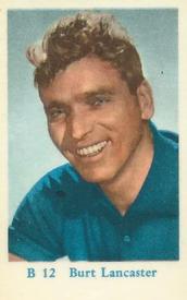 1959 Dutch Gum B (Blue Text) #B12 Burt Lancaster Front