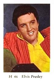 1961 Dutch Gum H Set #H46 Elvis Presley Front