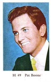 1961 Dutch Gum H Set #H49 Pat Boone Front