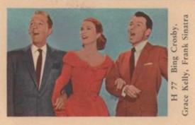 1961 Dutch Gum H Set #H77 Bing Crosby / Grace Kelly / Frank Sinatra Front