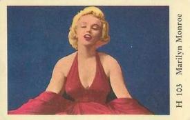 1961 Dutch Gum H Set #H103 Marilyn Monroe Front