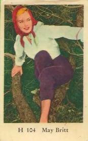 1961 Dutch Gum H Set #H104 May Britt Wilkens Front