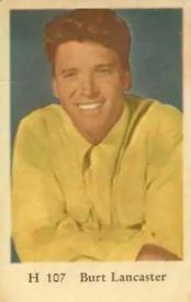 1961 Dutch Gum H Set #H107 Burt Lancaster Front