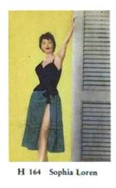1961 Dutch Gum H Set #H164 Sophia Loren Front