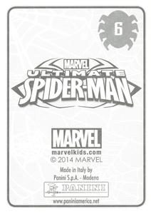 2014 Panini Marvel Ultimate Spider-Man Stickers #6 Sticker 6 Back