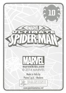 2014 Panini Marvel Ultimate Spider-Man Stickers #10 Sticker 10 Back