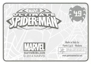 2014 Panini Marvel Ultimate Spider-Man Stickers #49 Sticker 49 Back