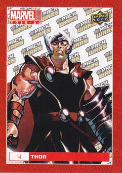 2019-20 Upper Deck Marvel Annual - Pack Wars #4 Thor Front