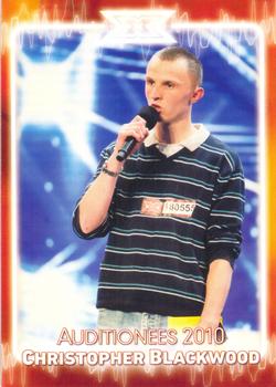 2010 Factory Entertainment The X Factor #15 Christopher Blackwood Front